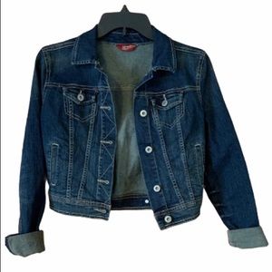 Arizona brand cropped jean jacket size small